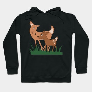 Woodland Deer Mommy and Baby Hoodie